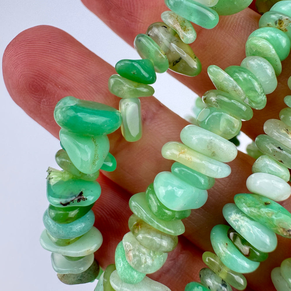 Chrysopraas splitarmband