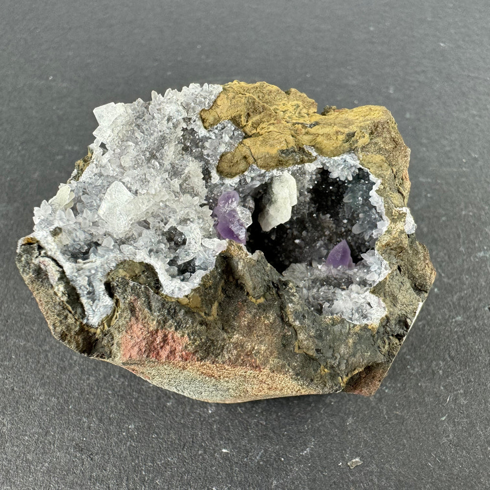 Amethyst with Baryte