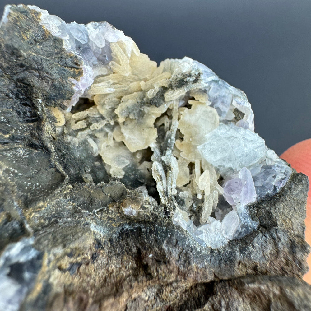 Amethyst with Baryte