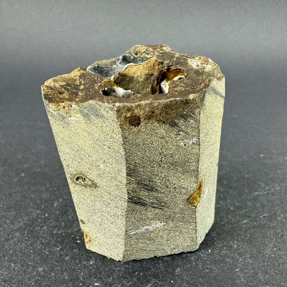 Amethyst with Baryte and Chalcedony