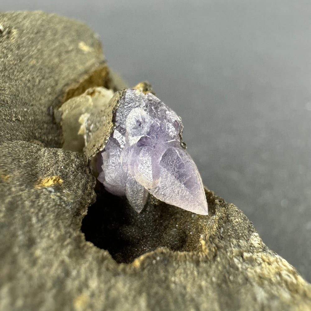 Amethyst with Baryte