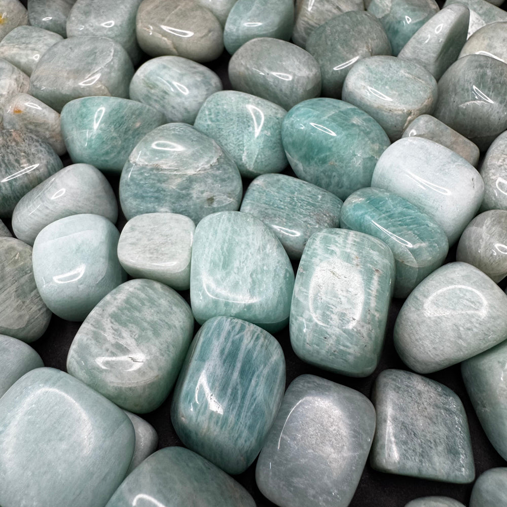 Amazonite (Brazil) tumbled stone