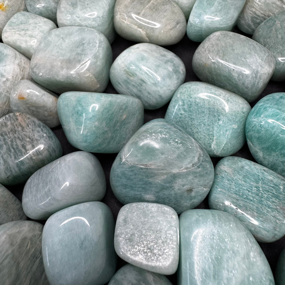 Amazonite (Brazil) tumbled stone