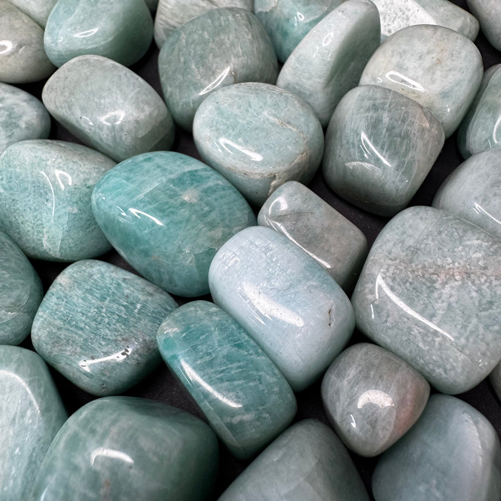 Amazonite (Brazil) tumbled stone
