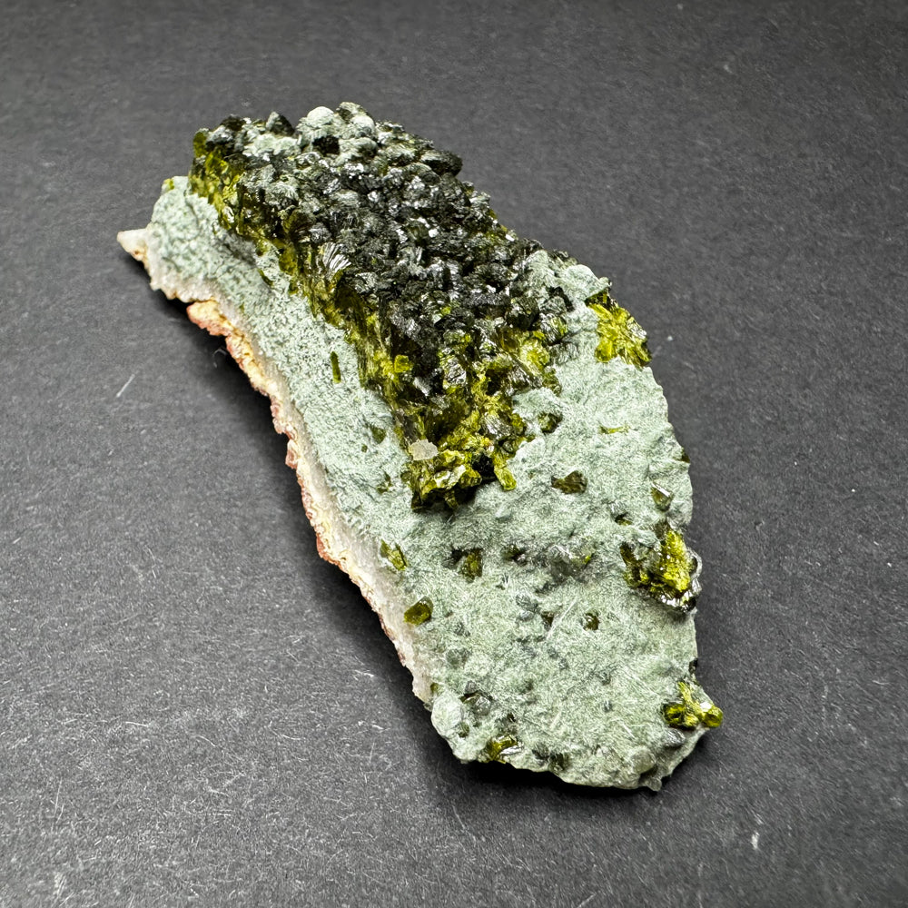 Epidote in Quartz