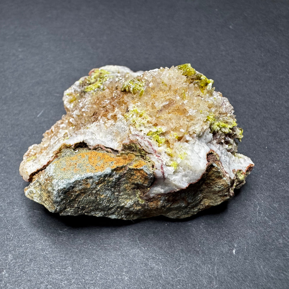 Epidote in Quartz