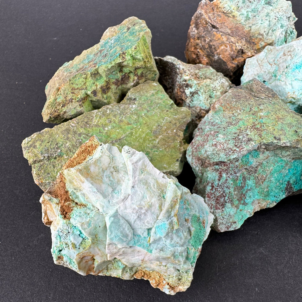 Azurite, Malachite, Chrysocolla