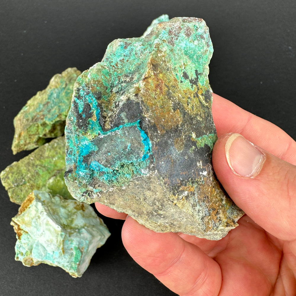 Azurite, Malachite, Chrysocolla