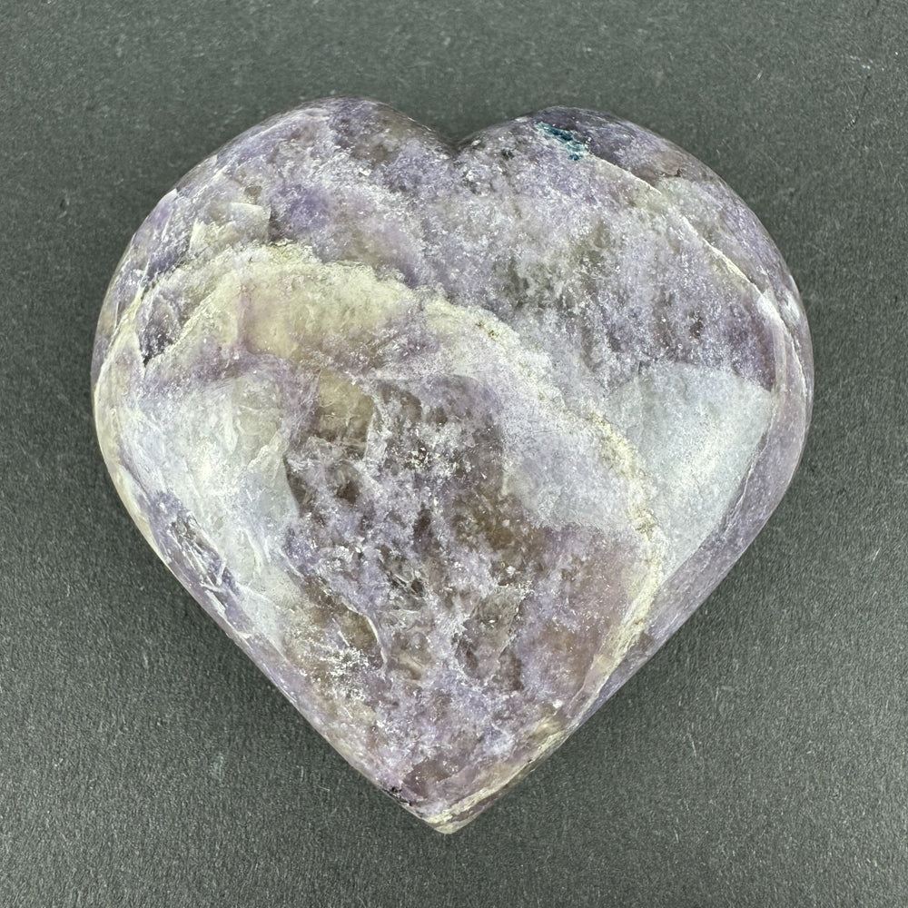 Lepidolite heart