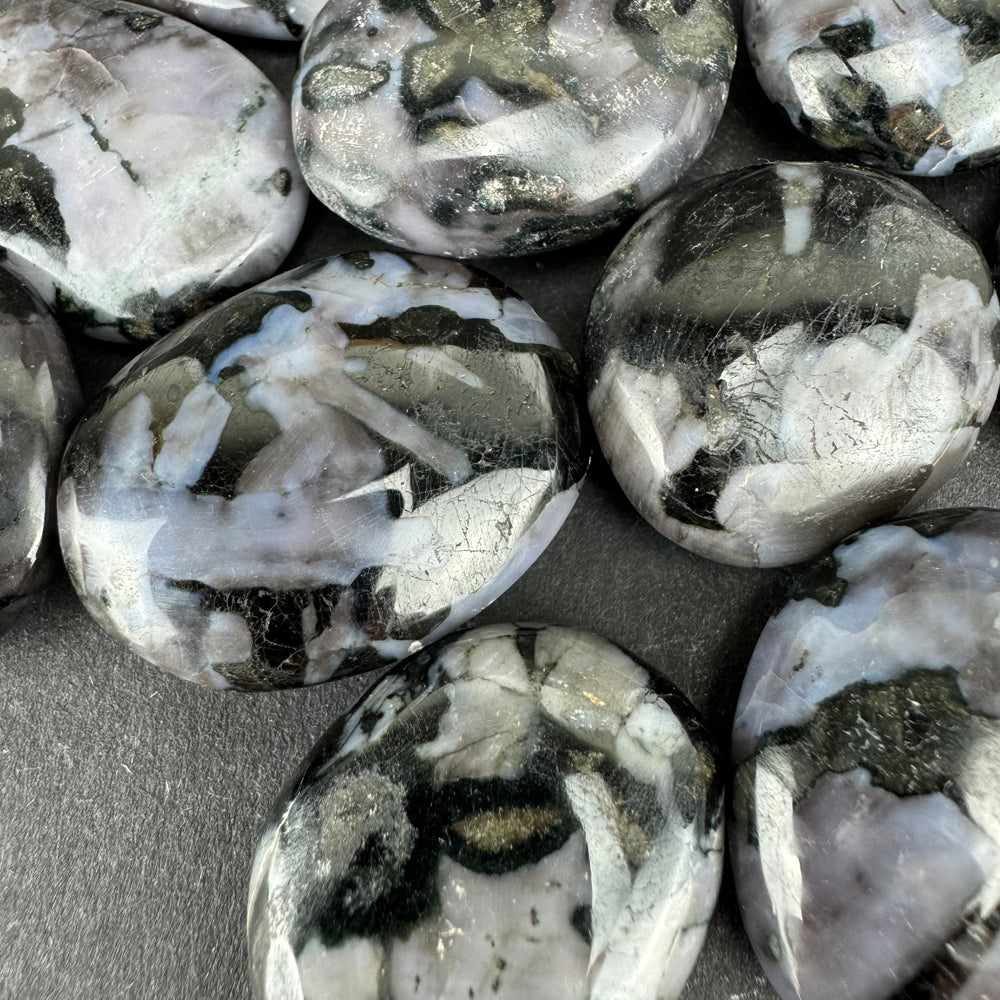 Mystic Merliniet (Indigo Gabbro) trommelsteen