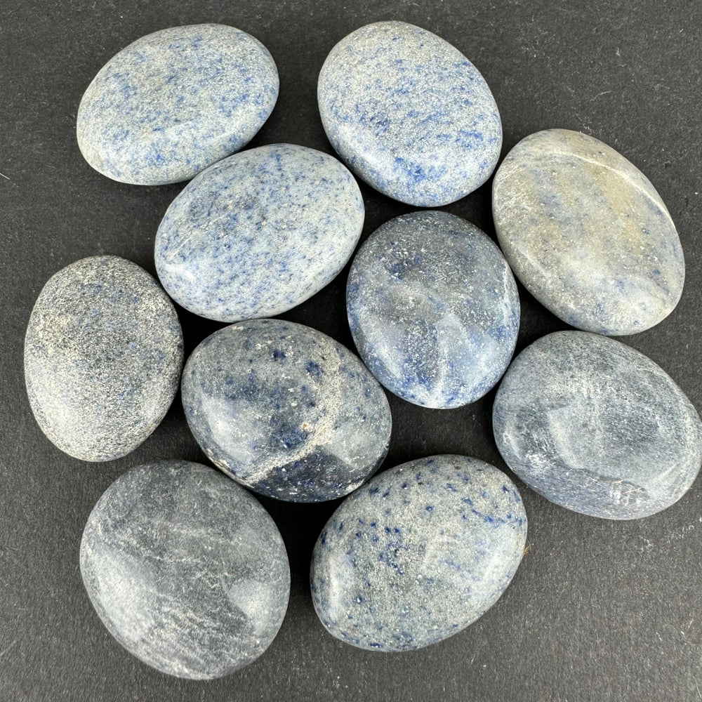 Lazulite tumbled stone