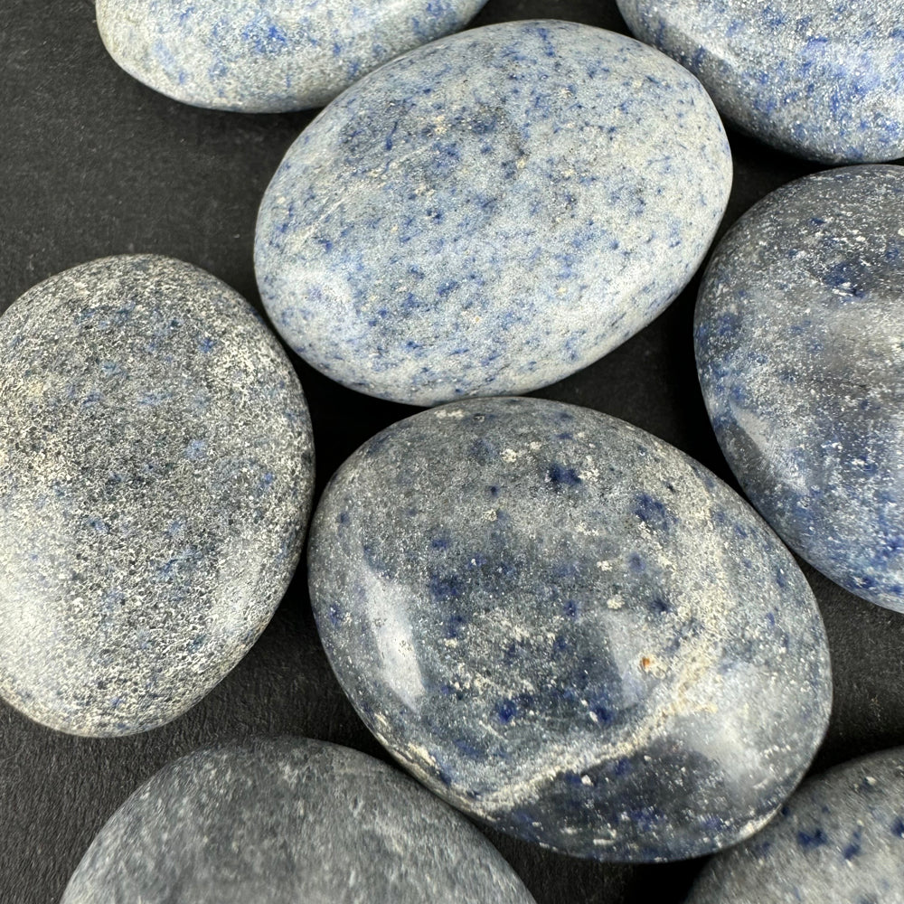 Lazulite tumbled stone