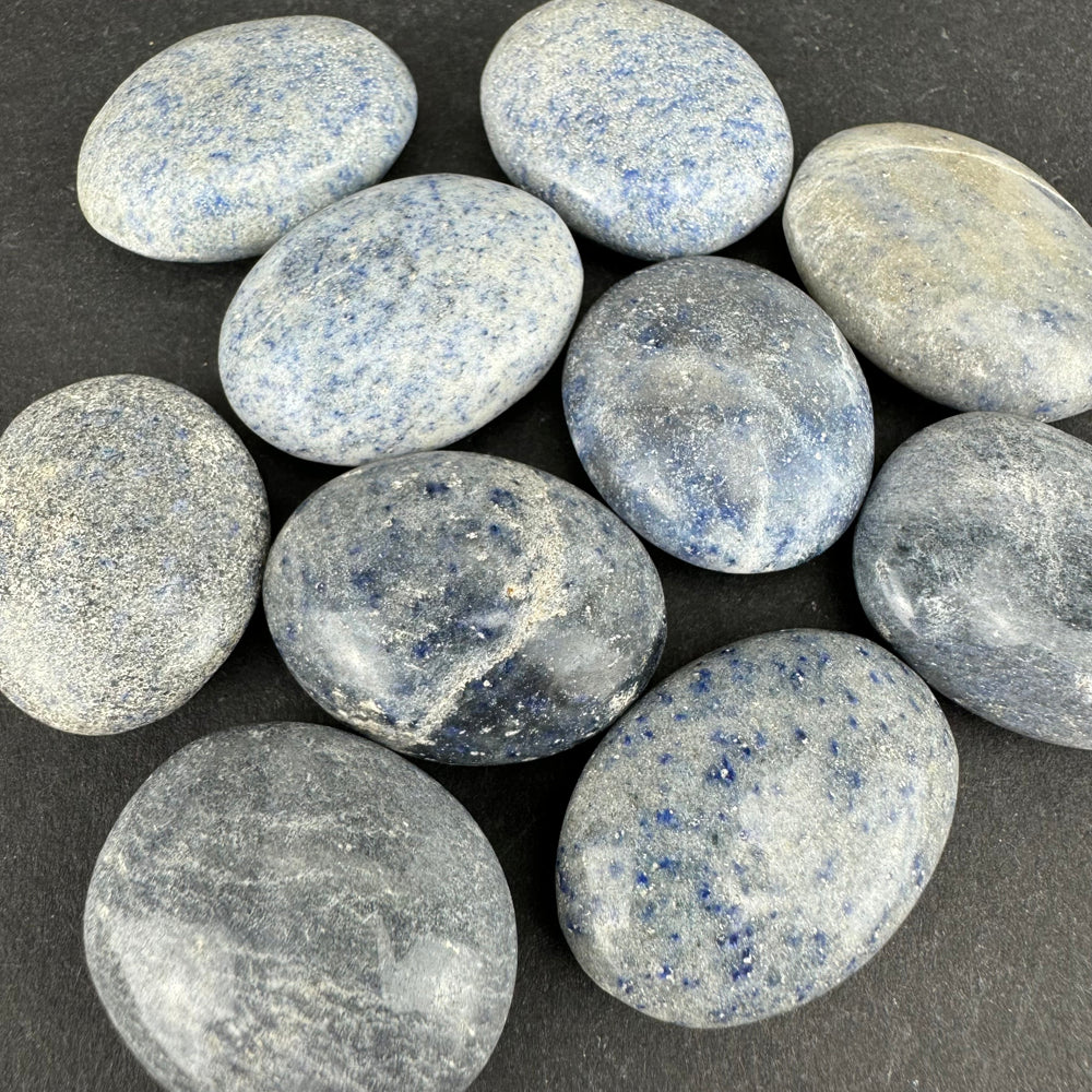 Lazulite tumbled stone