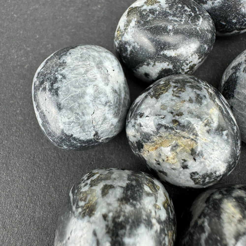Zebra Onyx tumbled stone