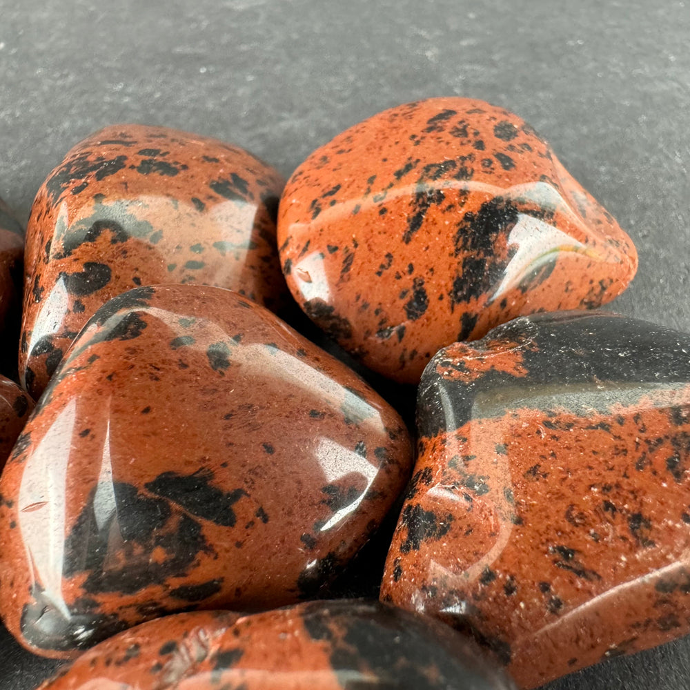 Mahogany Obsidian tumbled stone