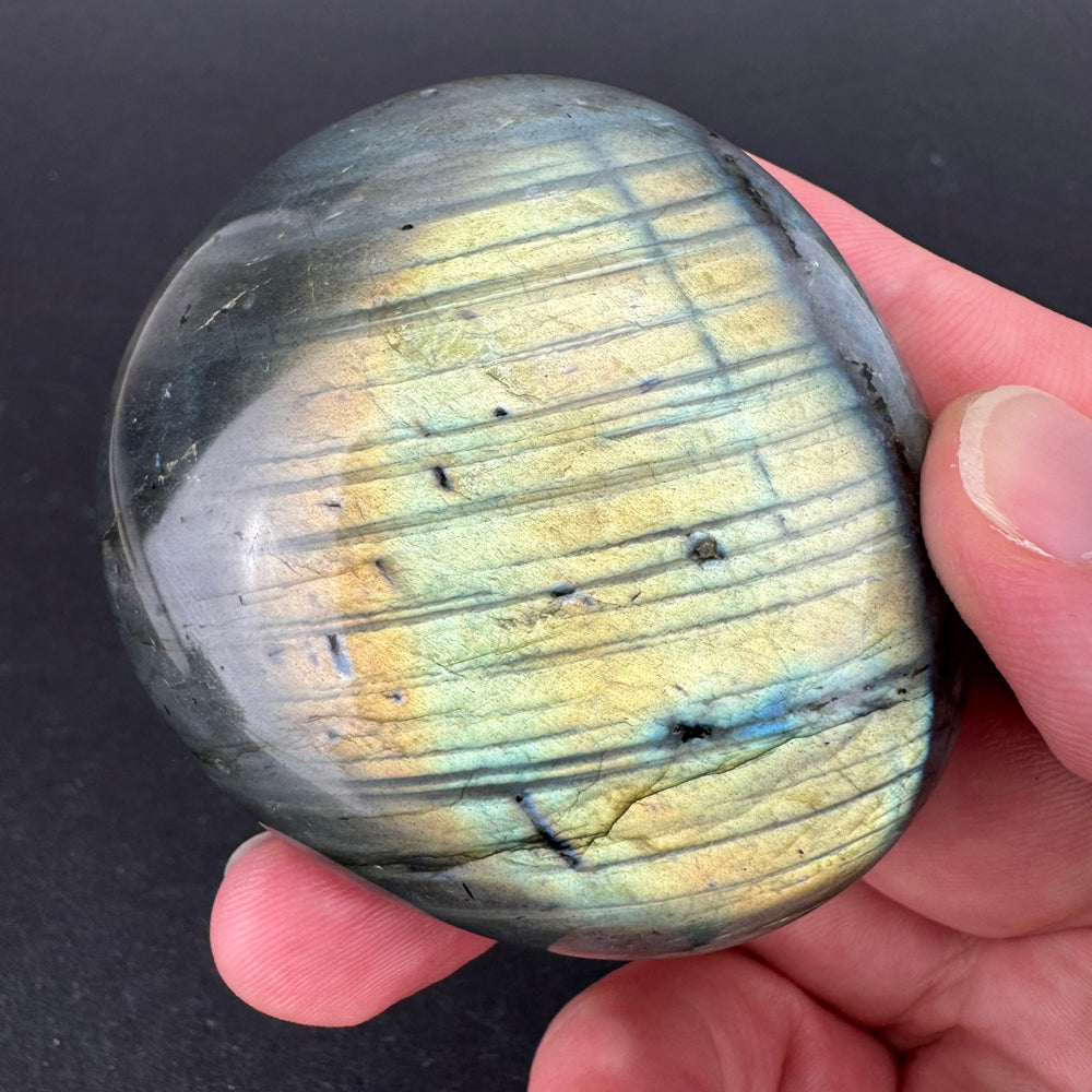 Labradorite palm stone