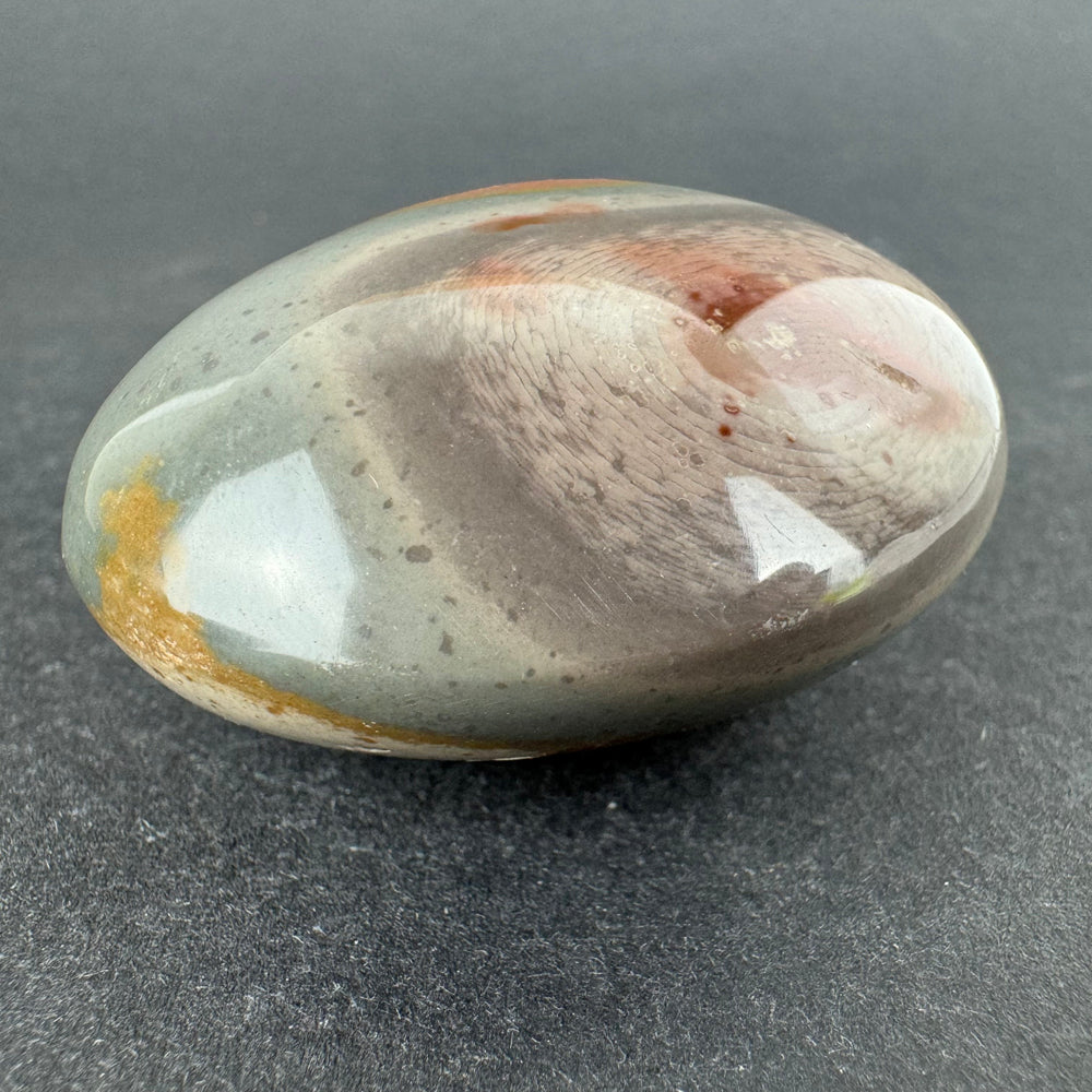 Polychrome Jasper palm stone