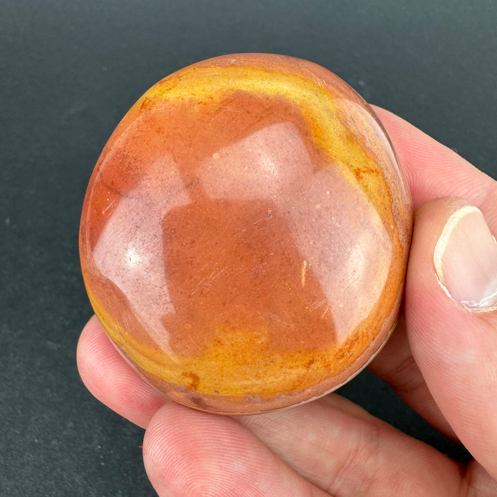 Polychrome Jasper palm stone