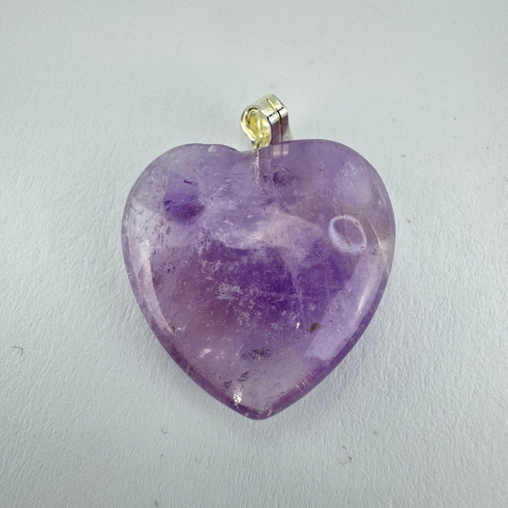 Amethist kettinghanger hart