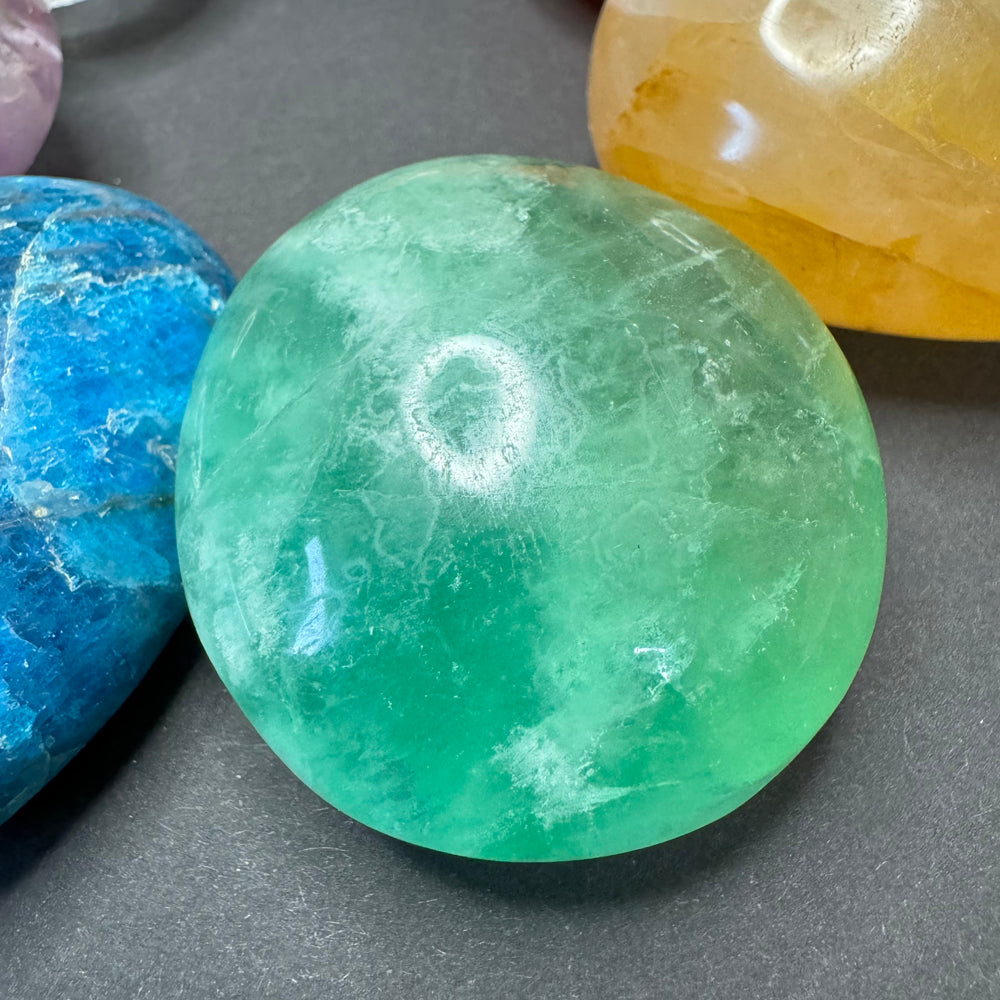 Palm Stone Chakra Set