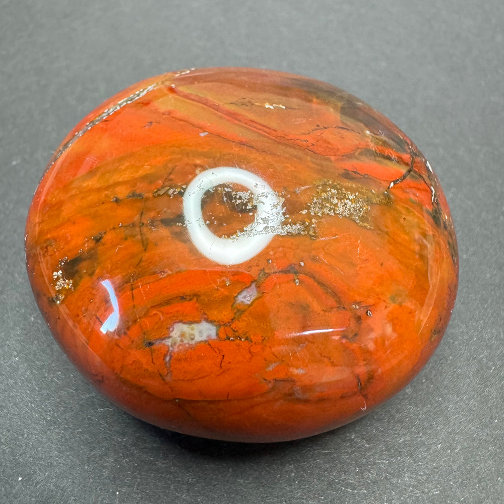 Red Jasper palm stone