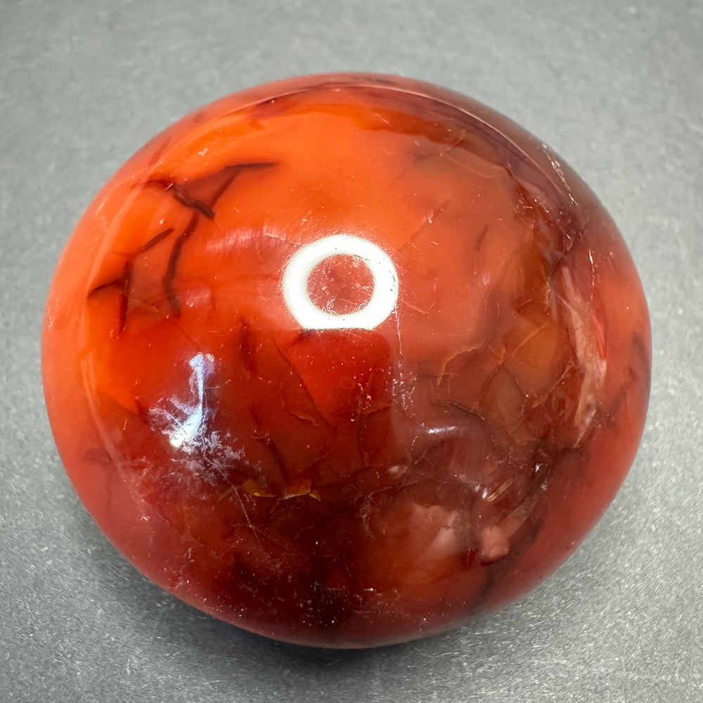 Carnelian palm stone