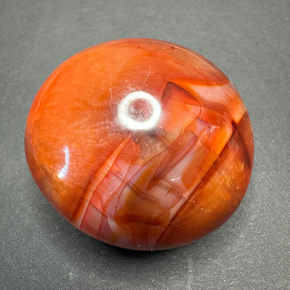 Carnelian palm stone