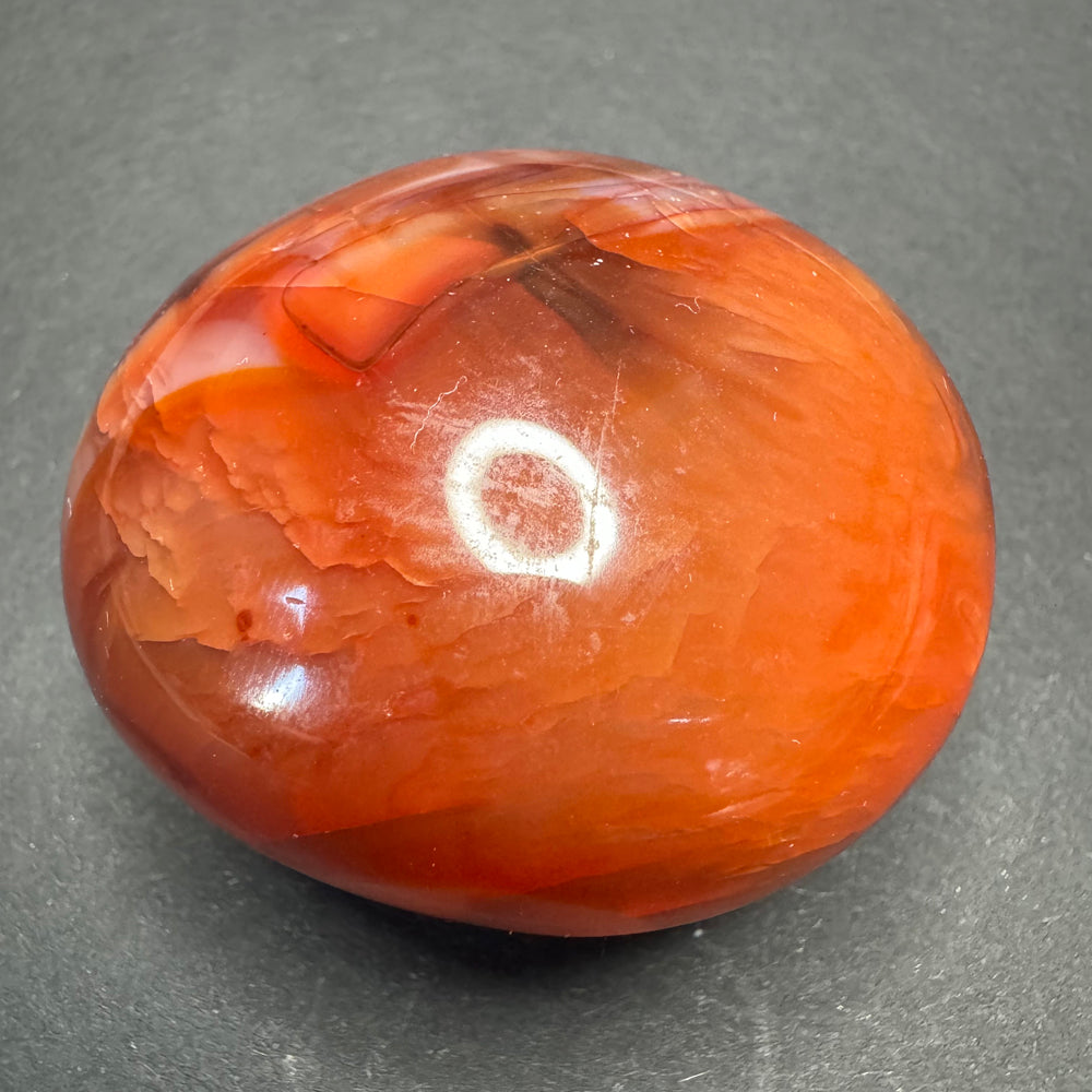 Carnelian palm stone