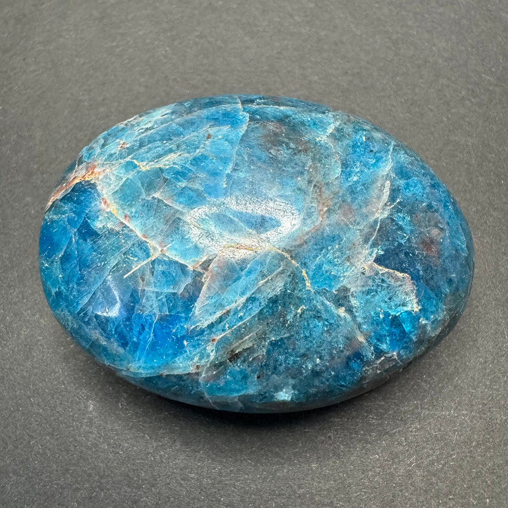 Blue Apatite palm stone