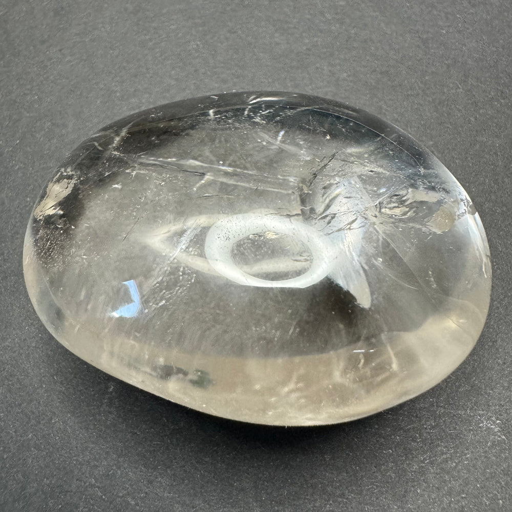 Clear Quartz palm stone