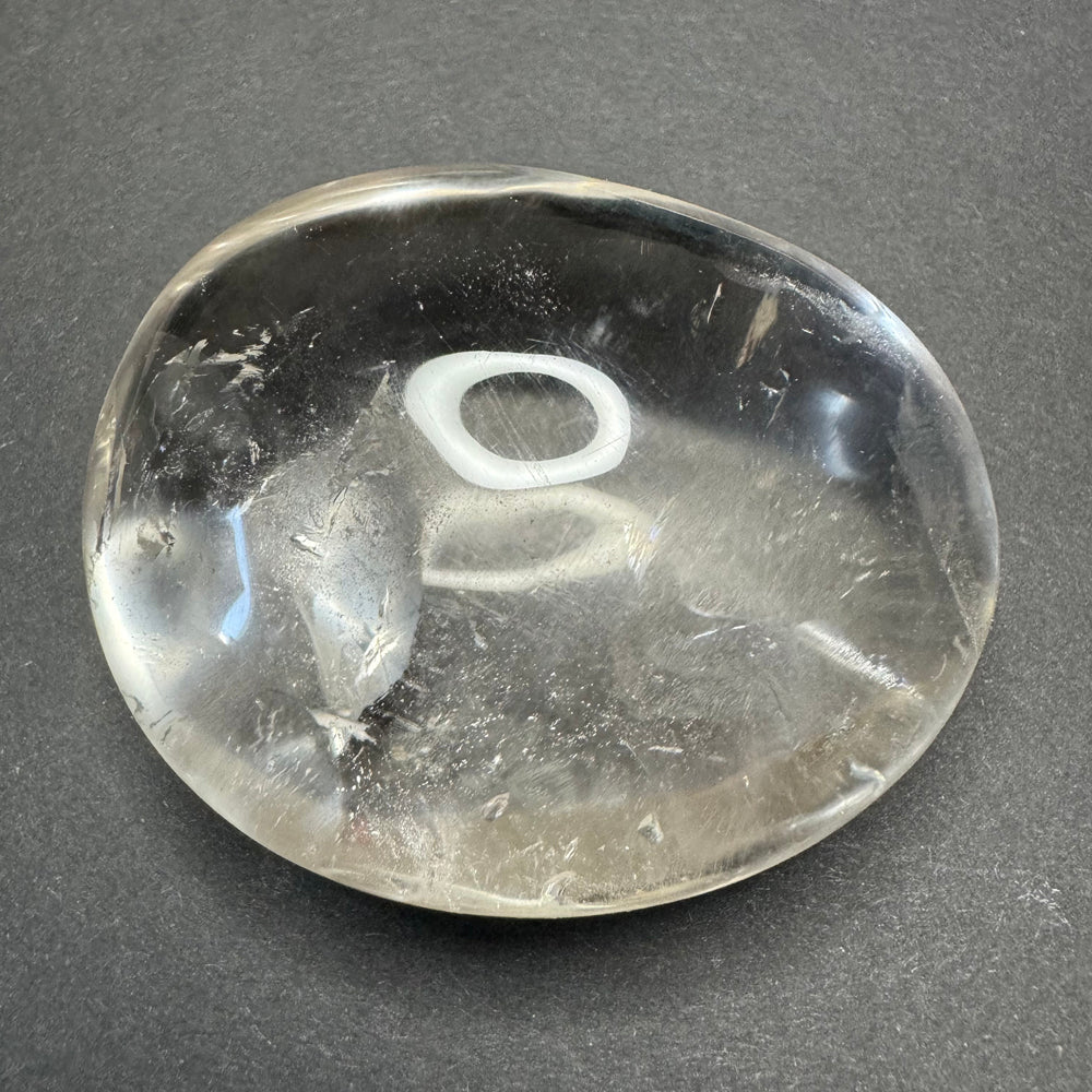 Clear Quartz palm stone