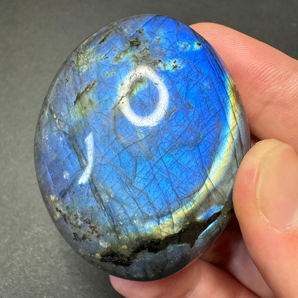 Labradorite palm stone