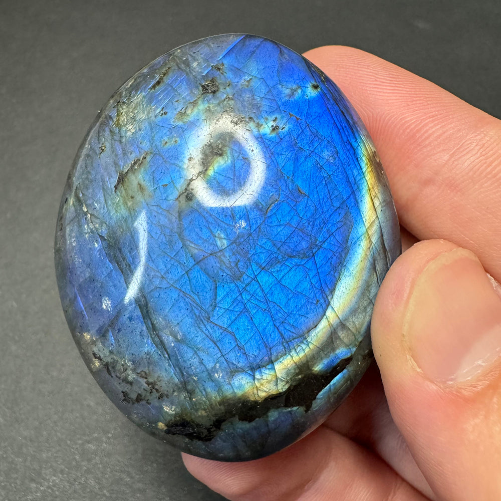 Labradorite palm stone