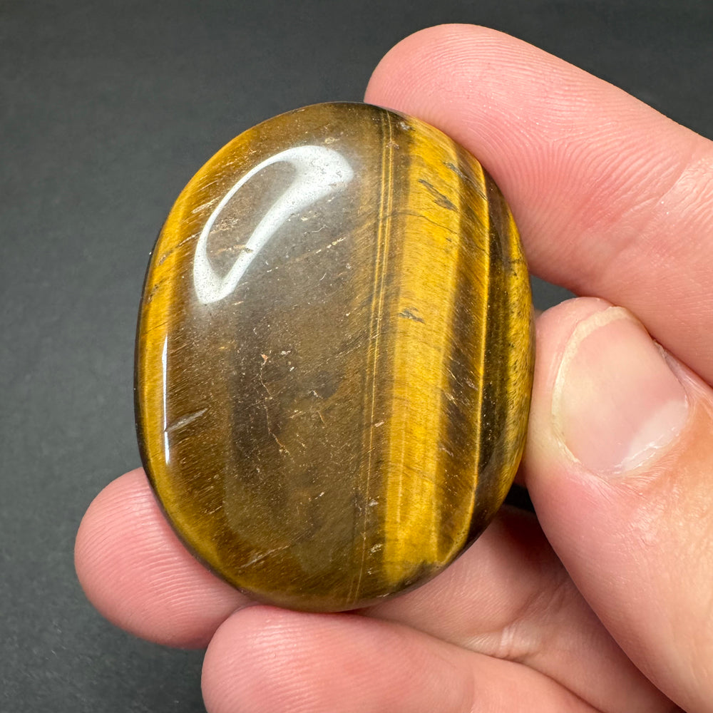 Tiger's Eye flat stone