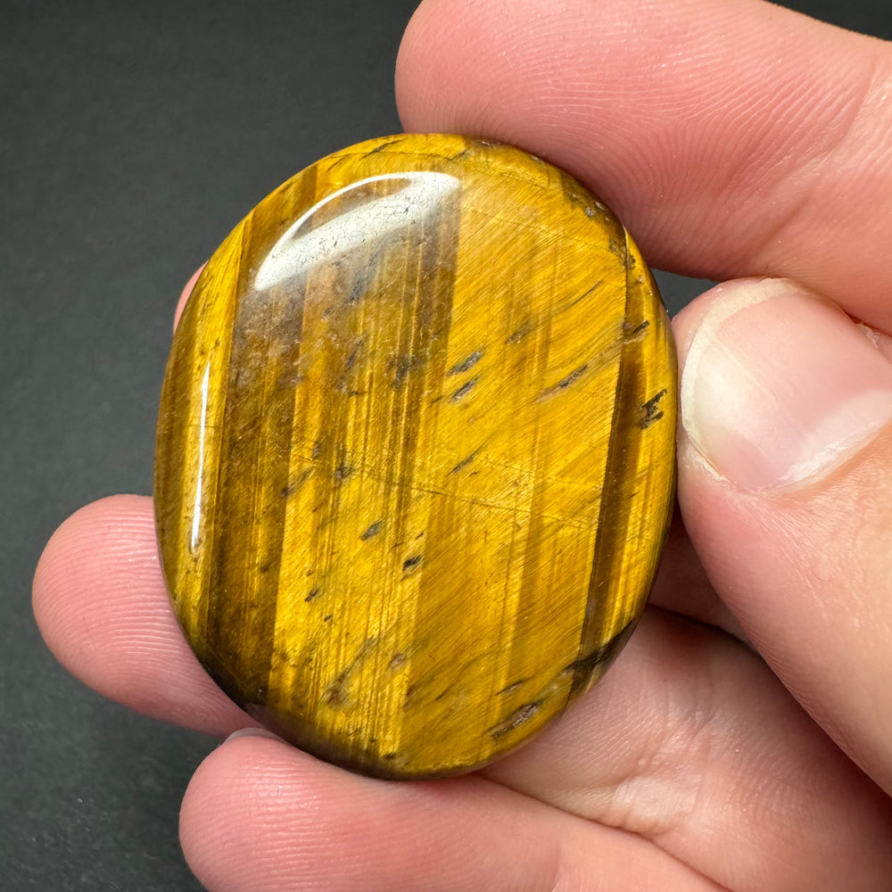 Tiger's Eye flat stone