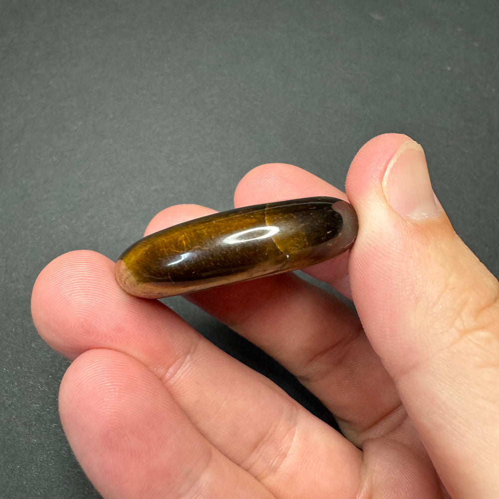 Tiger's Eye flat stone