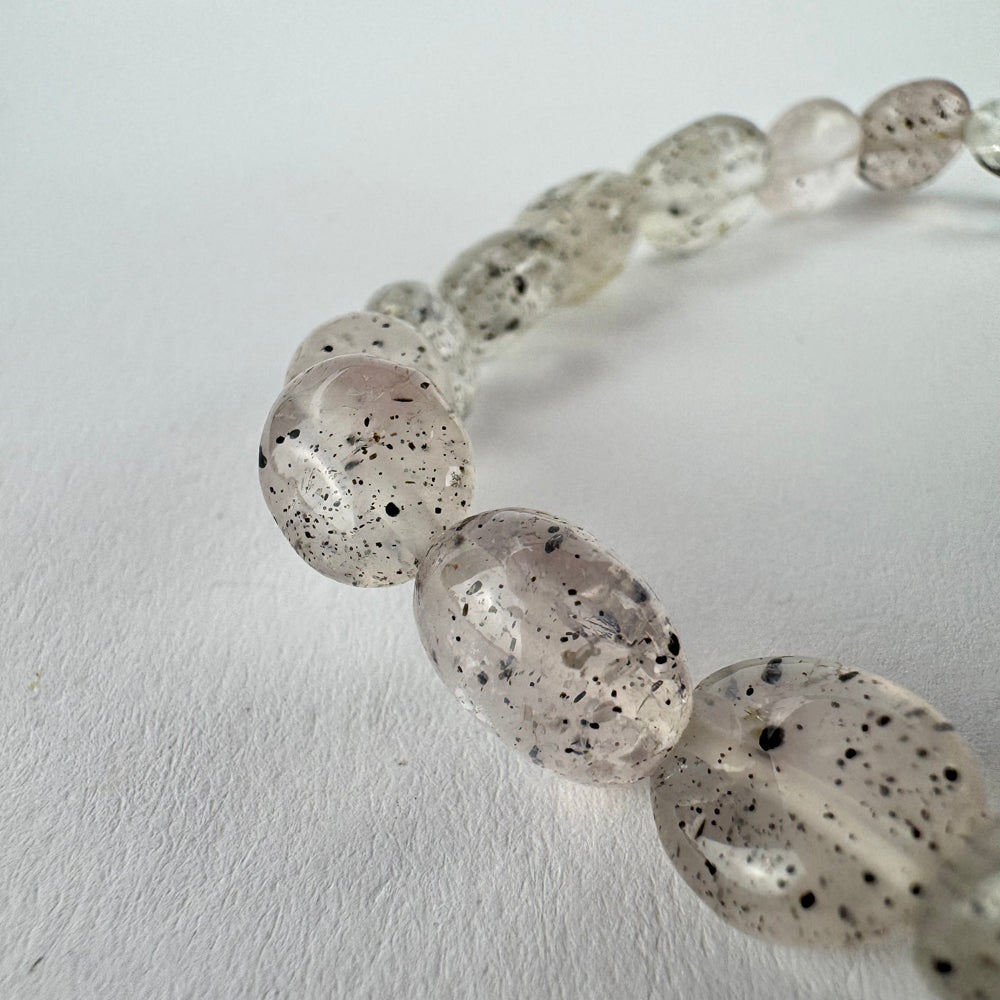 Hematiet in Kwarts armband