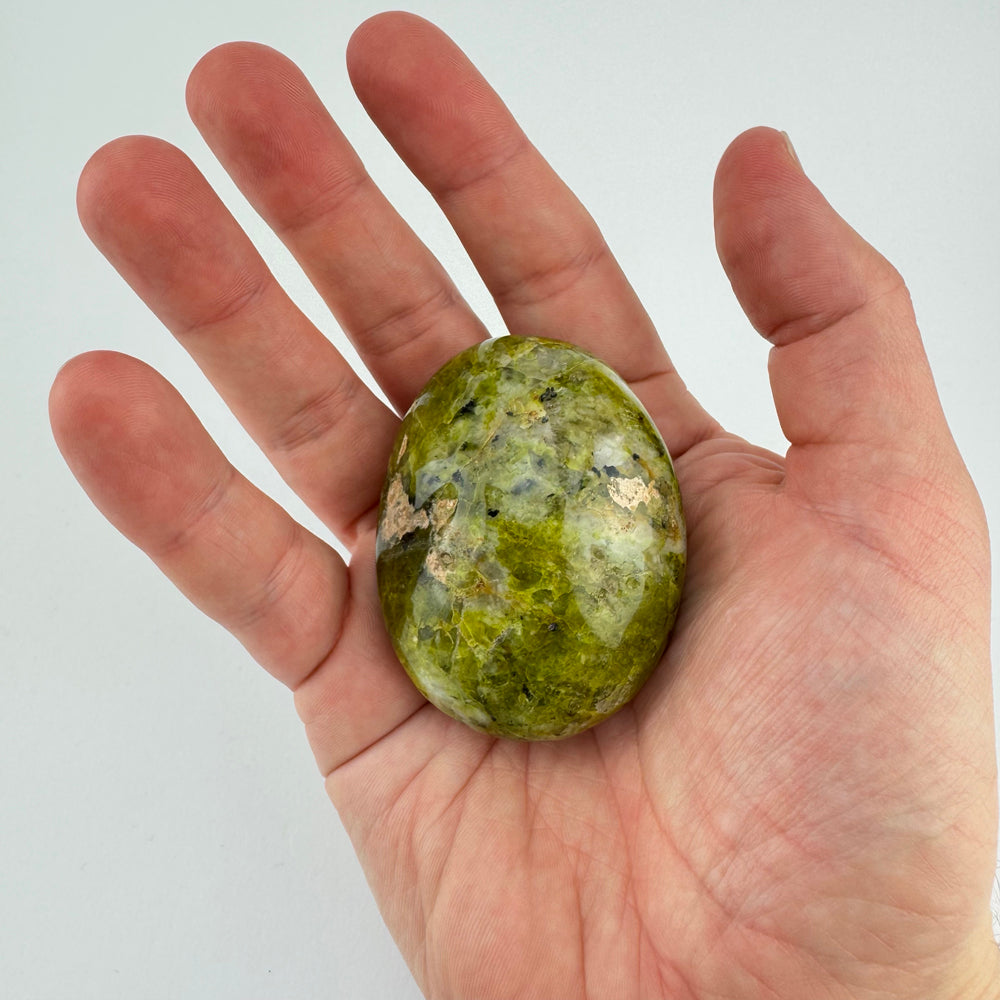 Groene Opaal handsteen