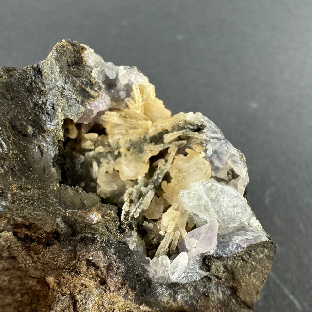Amethyst with Baryte