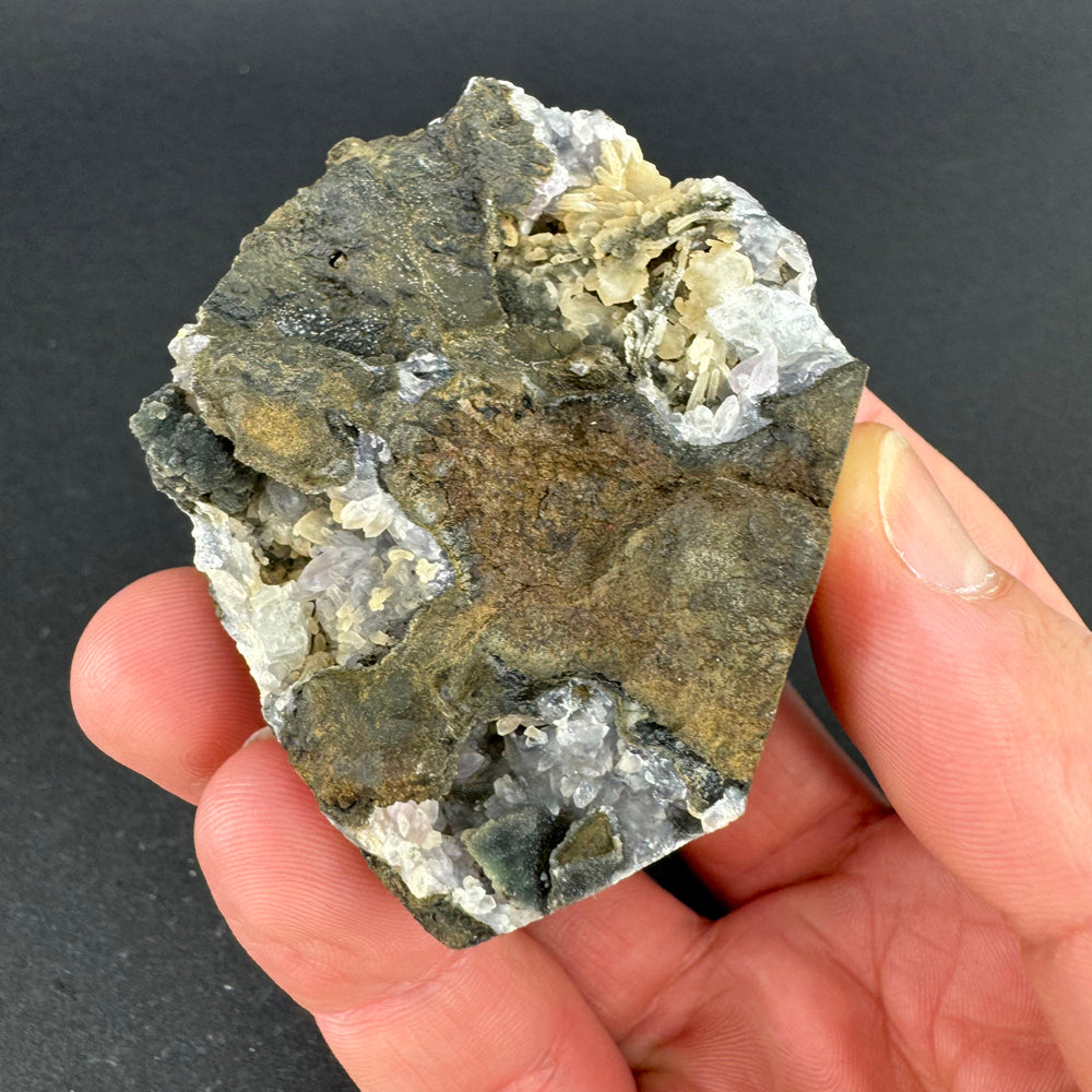 Amethyst with Baryte