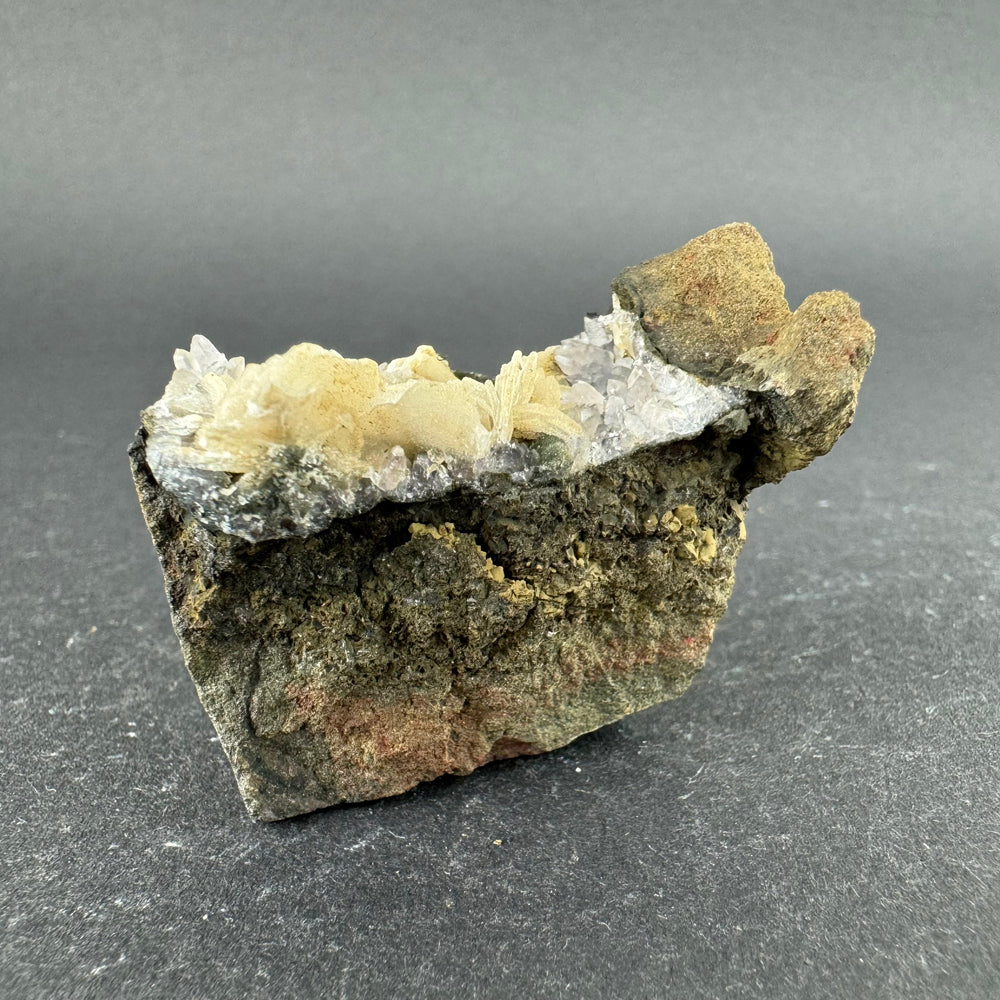 Amethyst with Baryte