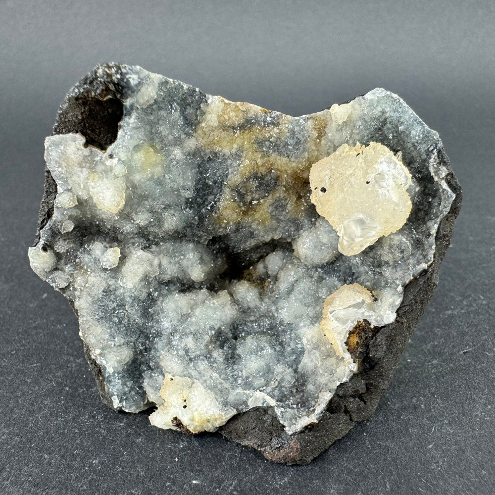 Chalcedony with Calcite