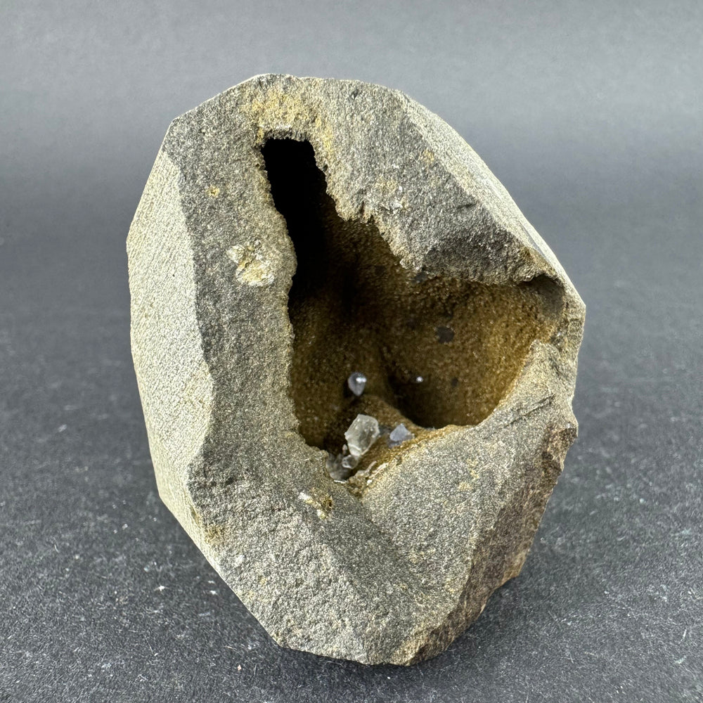 Amethyst with Calcite