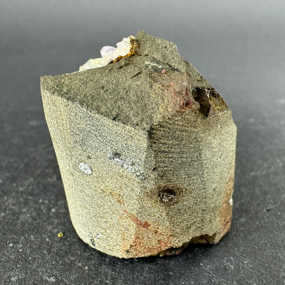 Amethyst with Calcite