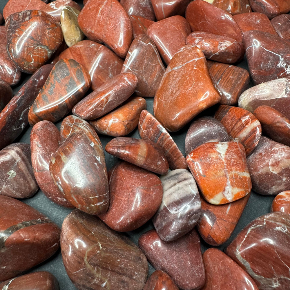 Red Dolomite tumbled stone