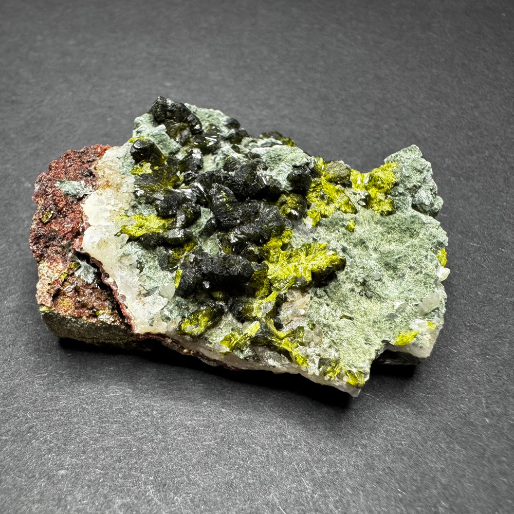 Epidote in Quartz