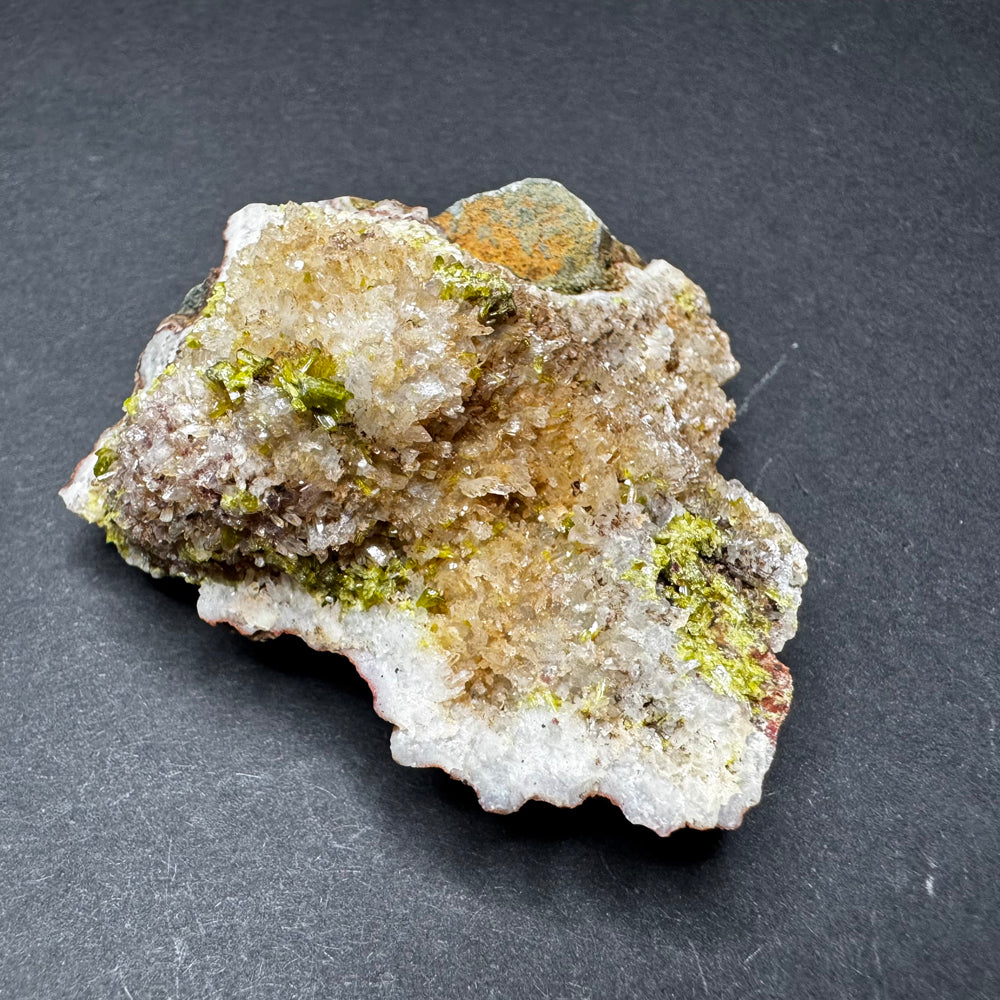 Epidote in Quartz