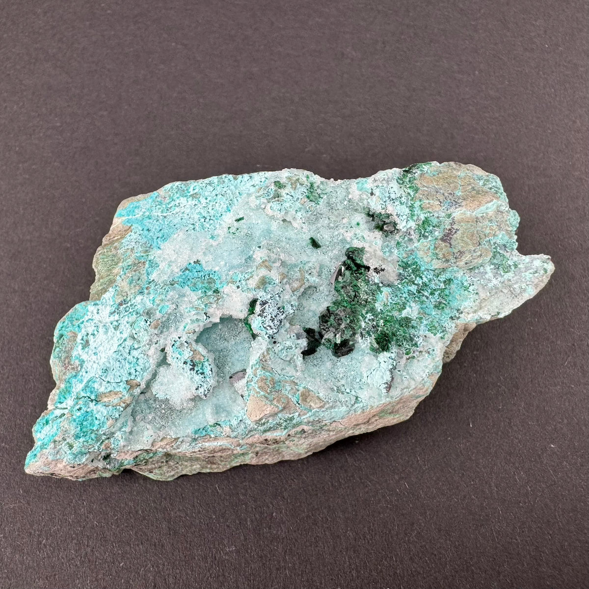 Chrysocolla with Malachite (Druzy)