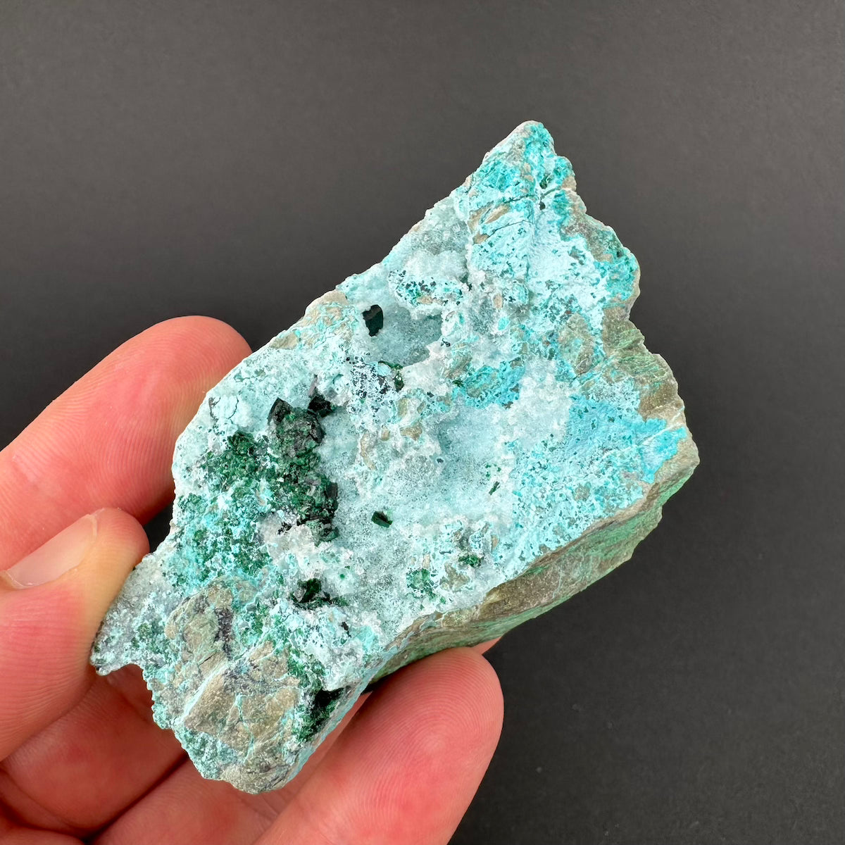 Chrysocolla with Malachite (Druzy)