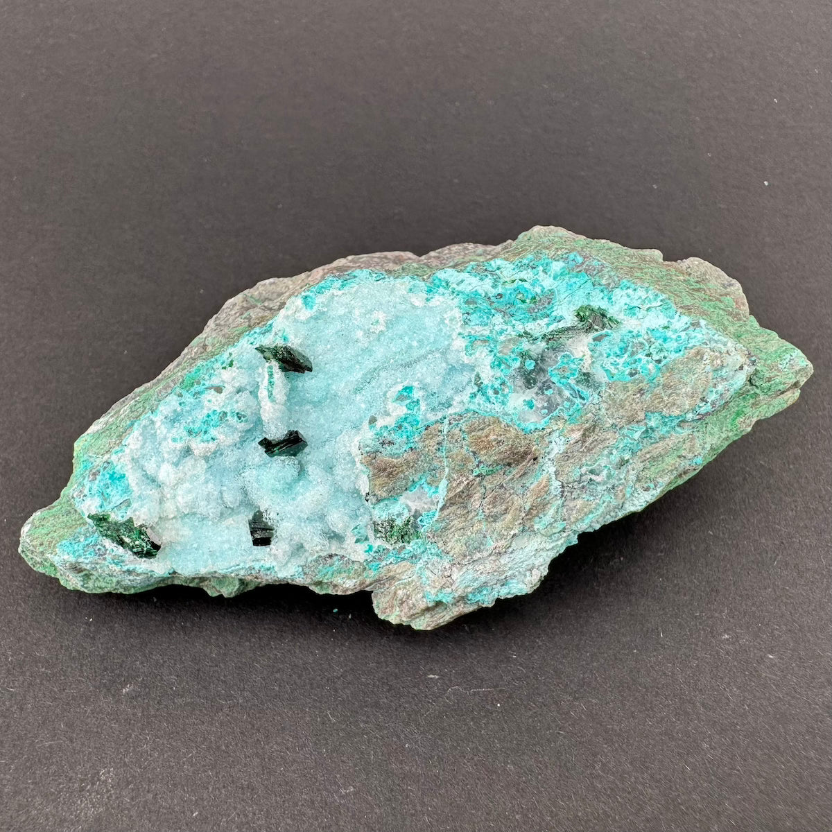 Chrysocolla with Malachite (Druzy)